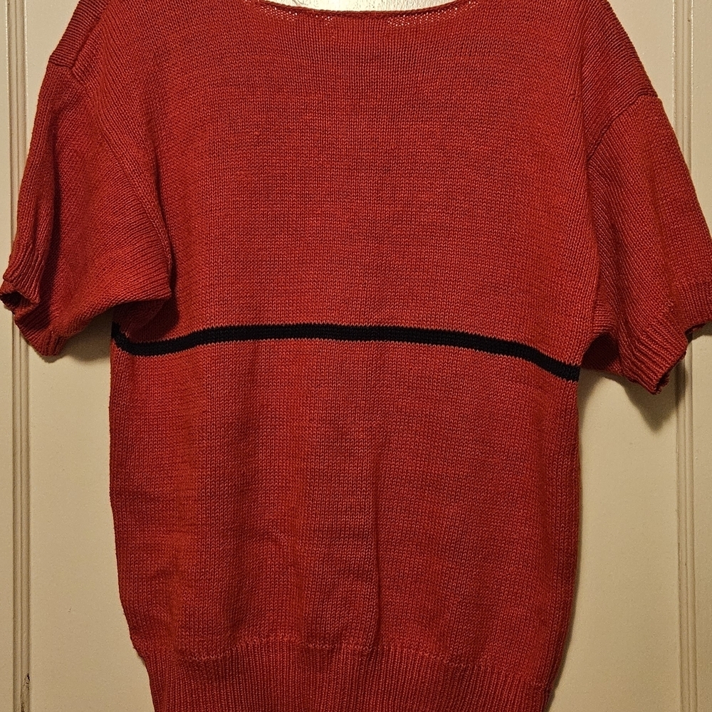 Bechamel Vibrant Red Knit Top - Picture 4 of 4